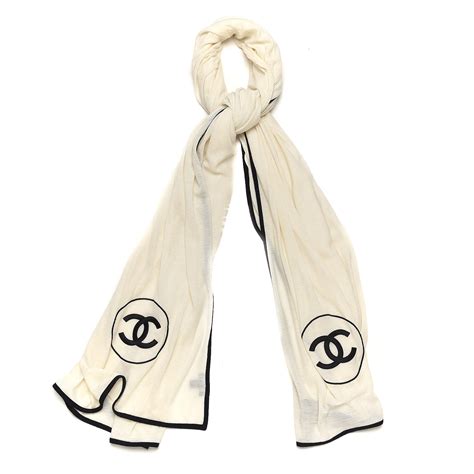 The perfect black and White CHANEL Scarf to frame for an office 